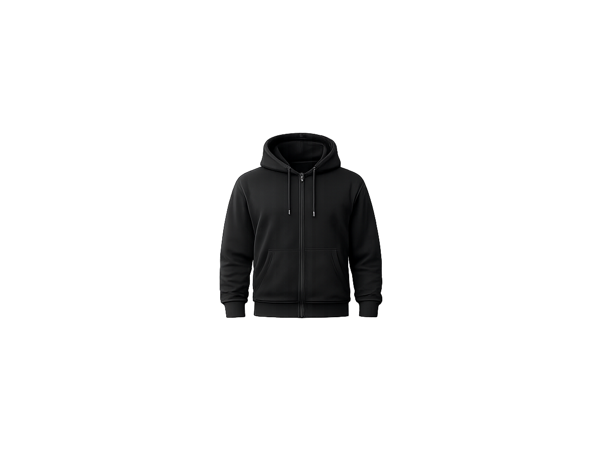Felpa Cappuccio e Zip Unisex